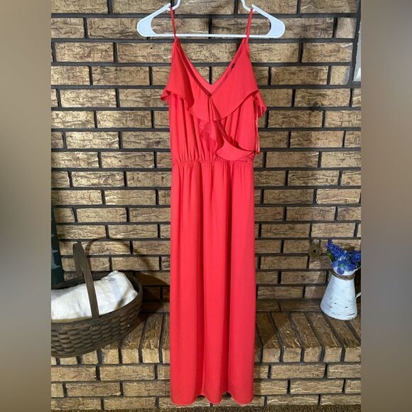 Banana republic‎ coral strap dress - Picture 1 of 5